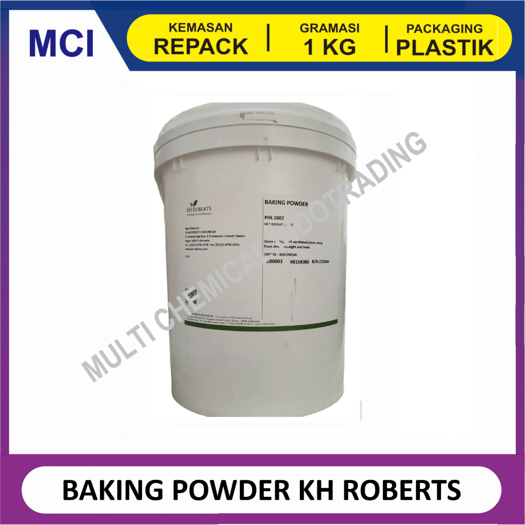 

BAKING POWDER KH ROBERTS DOUBLE ACTING 1002 - REPACK 1 KG