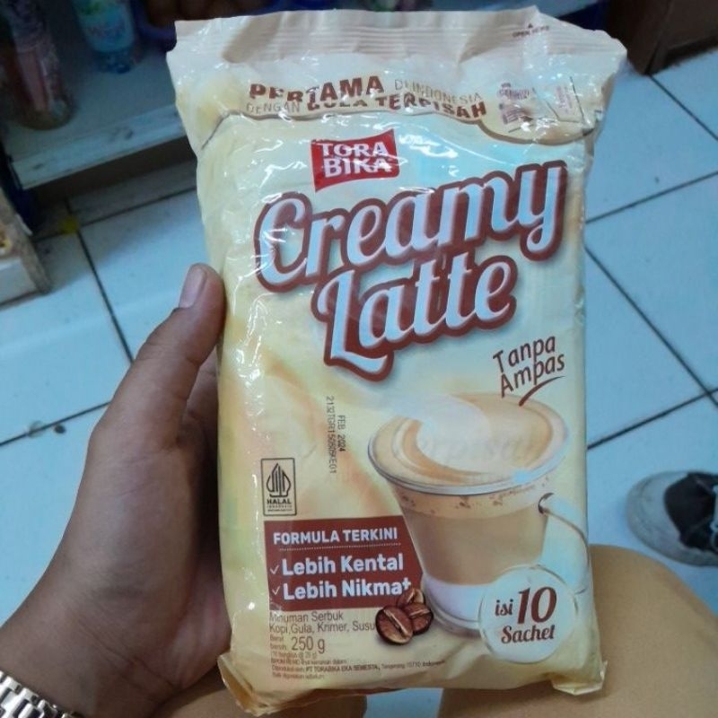 

kopi Torabika creamy latte