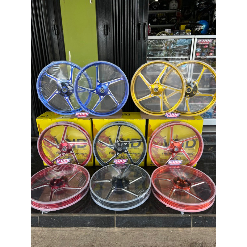 velg VND AK 55 model enkei x1r taka pnp jupiter MX KING vixion new r15 pnp klx crf wr 125z satria FU