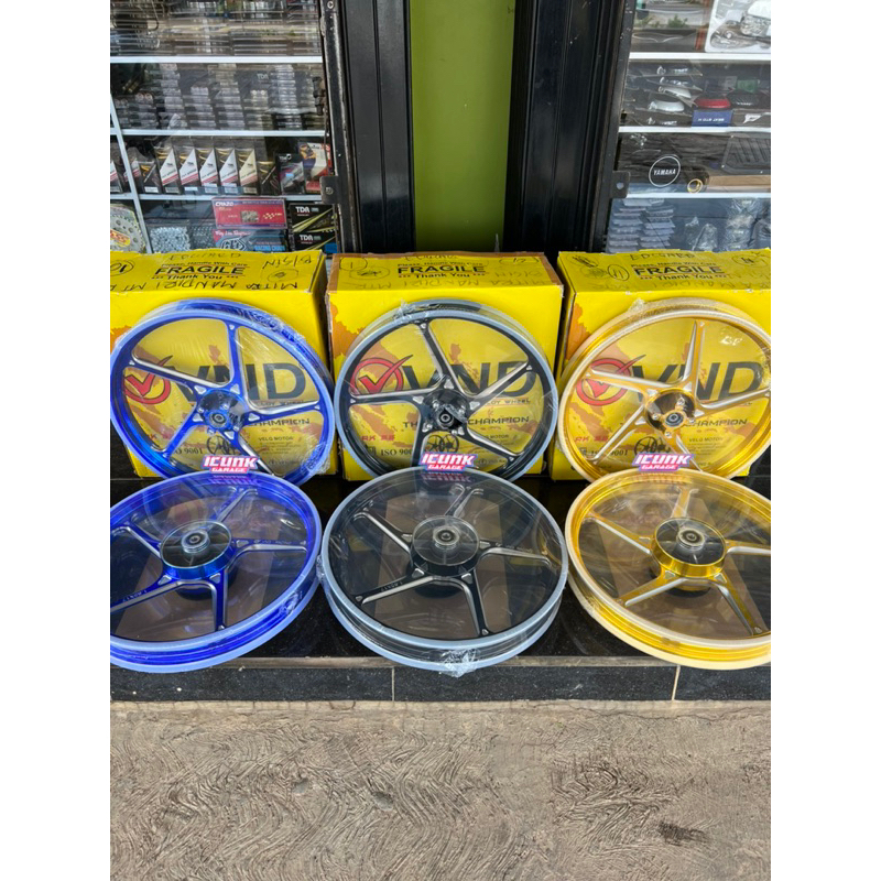velg VND AK 55 model enkei x1r taka jupiter MX NEW 125z 125zr pnp blade SONIC gtr 150 klx crf wr sat