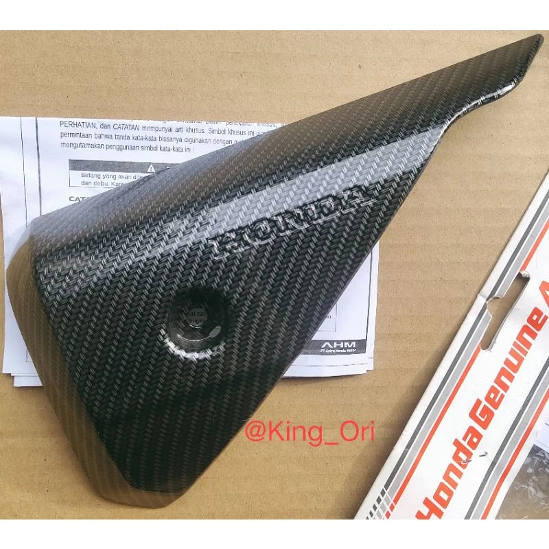 Garnish Knalpot Carbon PCX 160 Ori