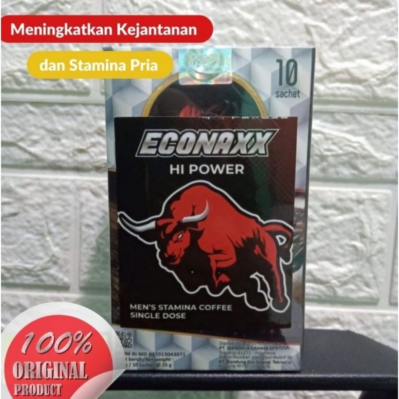 ECONAXX COFFEE ORIGINAL PT.BEST KEMASAN TERBARU ISI 10 SACHET