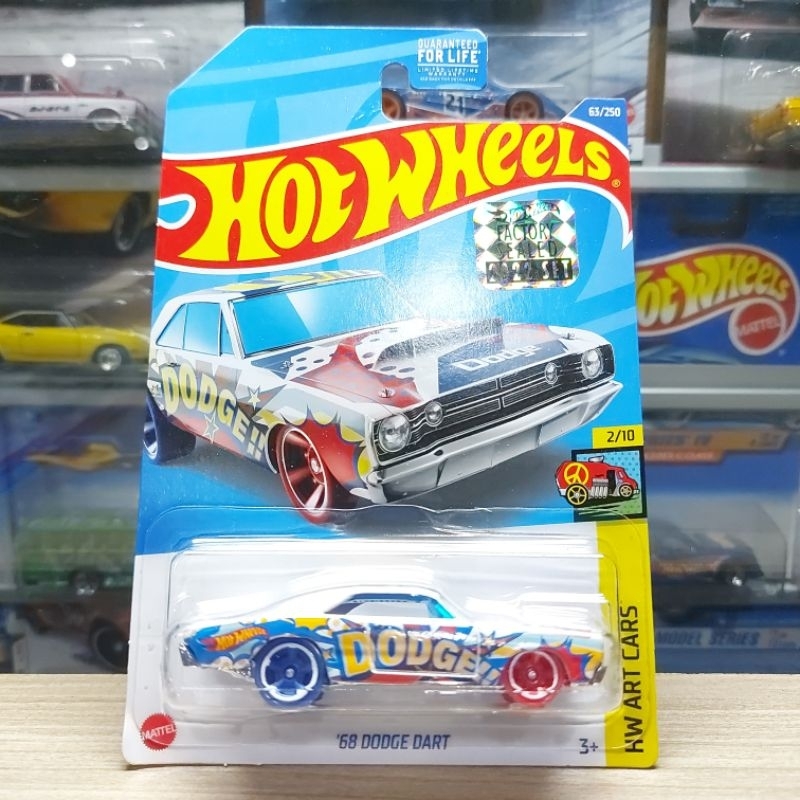 HOT WHEELS 68 DODGE DART WHITE - FS 2022