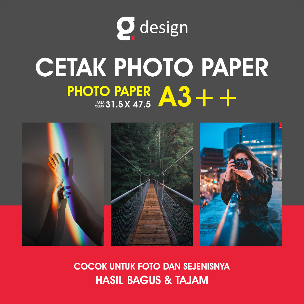 

CETAK PHOTOPAPER HASIL BAGUS & TAJAM