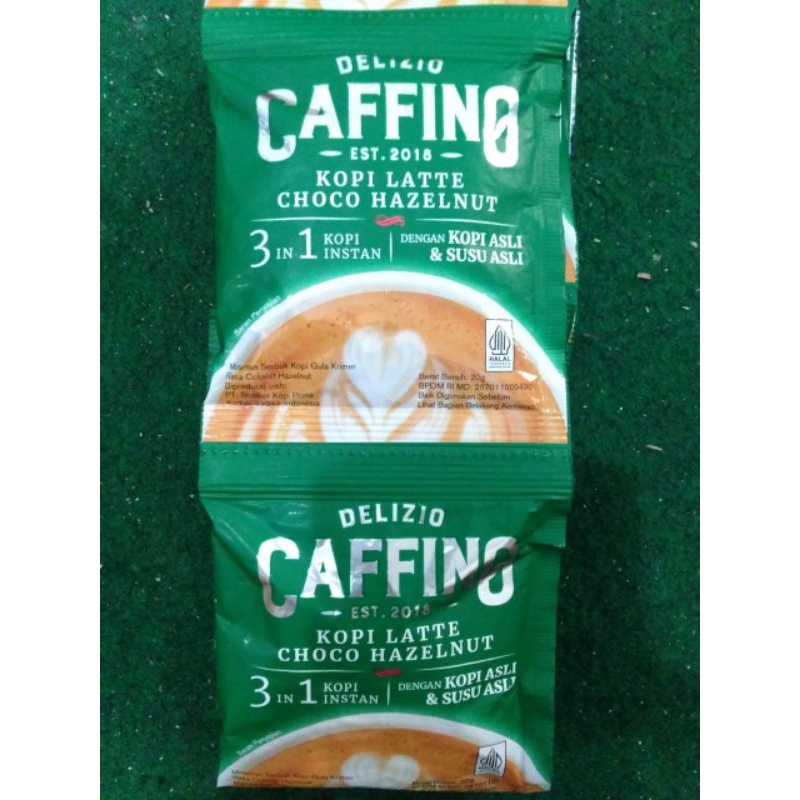 

CAFFINO Kopi Latte Hazelnut 1 renceng