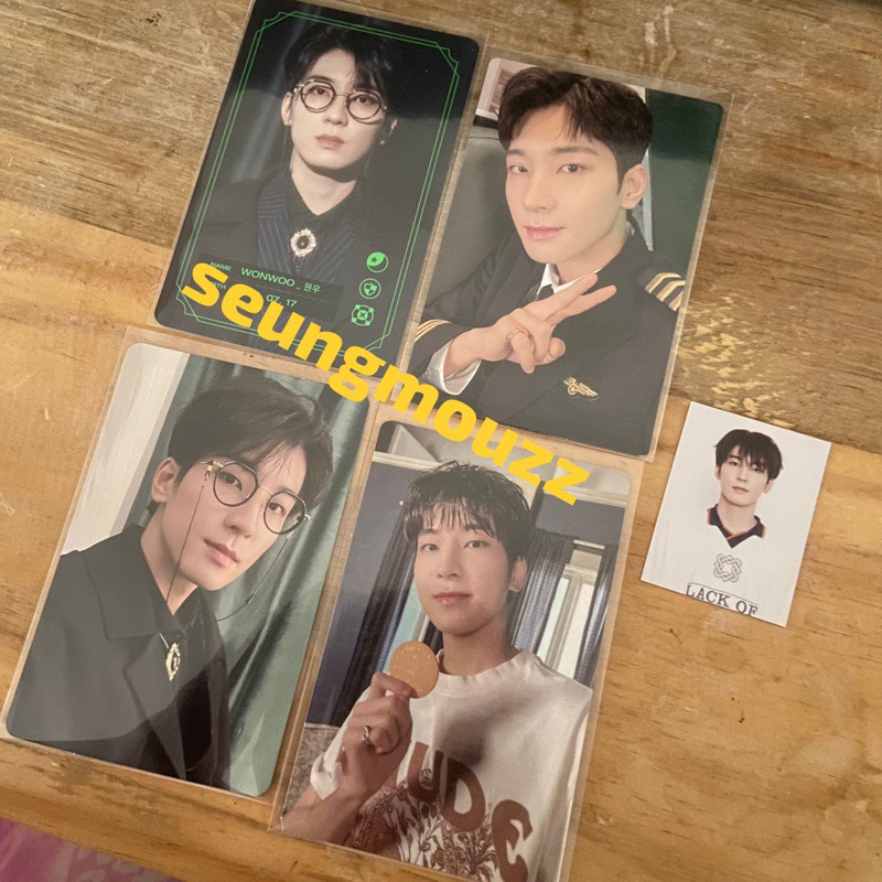 Photocard Wonwoo Pilot Regal Gameboi set