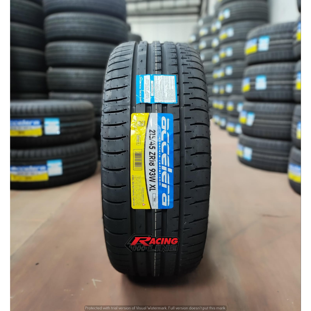 Ban Mobil Tipis Ring 18 Ukuran 215 45 Ring 18 Merek Accelera PHI