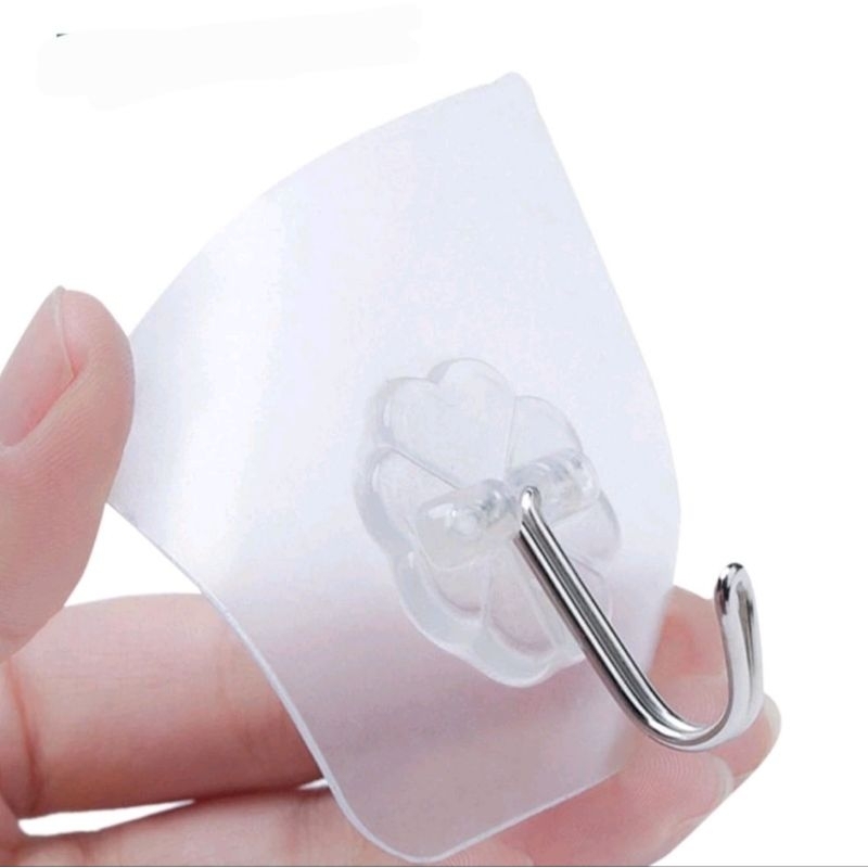 Kapstok tempel dinding/gantungan tempel dinding/kapstok tempel hook harga 1pcs