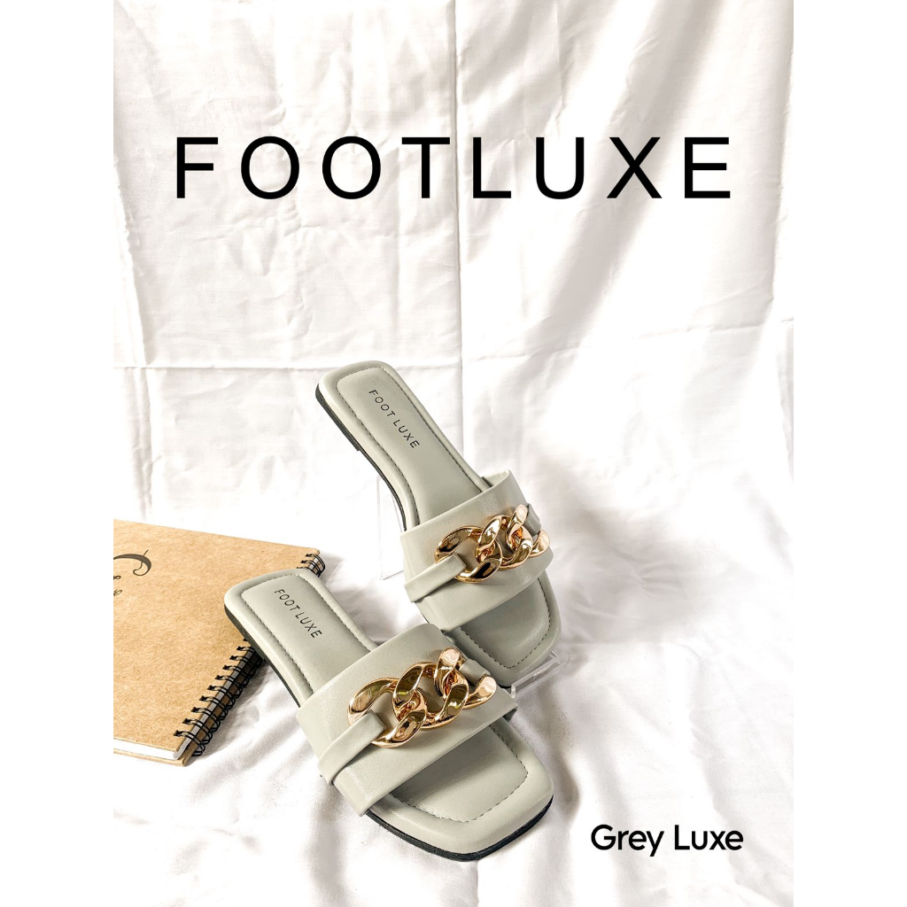 FOOTLUXE Sandal Wanita Flat / Teplek Wanita Terbaru Korean Style - Sandal Teplek Wanita - Sandal Tep