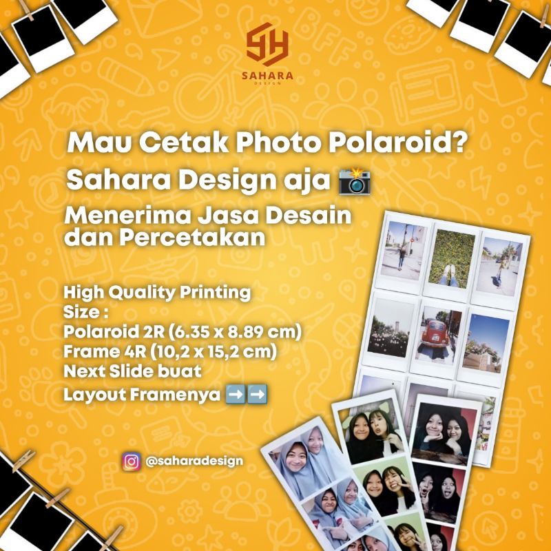 CETAK FOTO POLAROID DAN STRIP FOTO