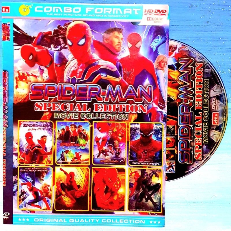KASET DVD KOLEKSI SPIDERMAN LENGKAP