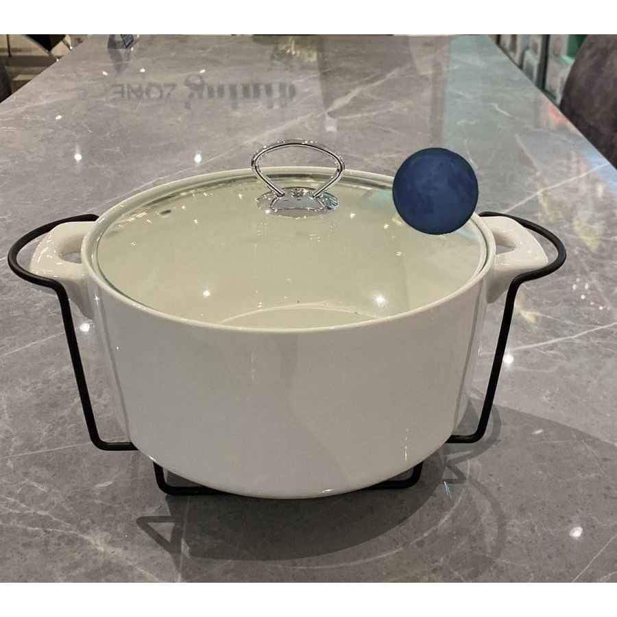 Casserole Warmer/Penghangat Makanan Keramik/Wadah Makanan/ Wadah Saji/ Mangkuk Sayur/Warmer Murah