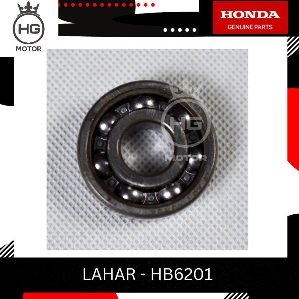 AHM Laher Lahar 6201 Bearing Original Honda - New Vario 110 eSP HB6201
