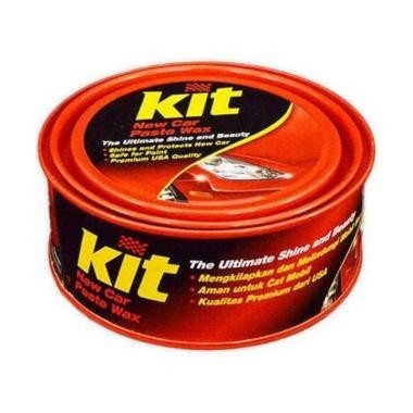 KIT WAX CAT PENGKILAP CAT MOBIL WAX PASTE NEW CAR KALENG MERAH 225 gr