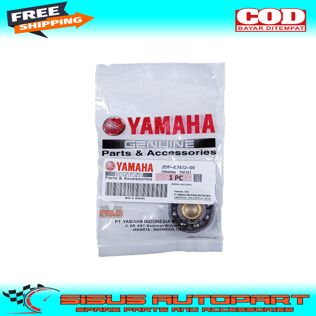 Bearing Cvt Nmax 6202 Kuningan / Lahar Cvt 6202 Nmax / Bearing Bak Cvt Nmax 2DP