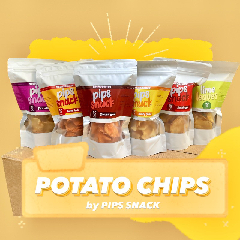 

Pips Snack cemilan Keripik Kentang Enak Gurih Potato Chips