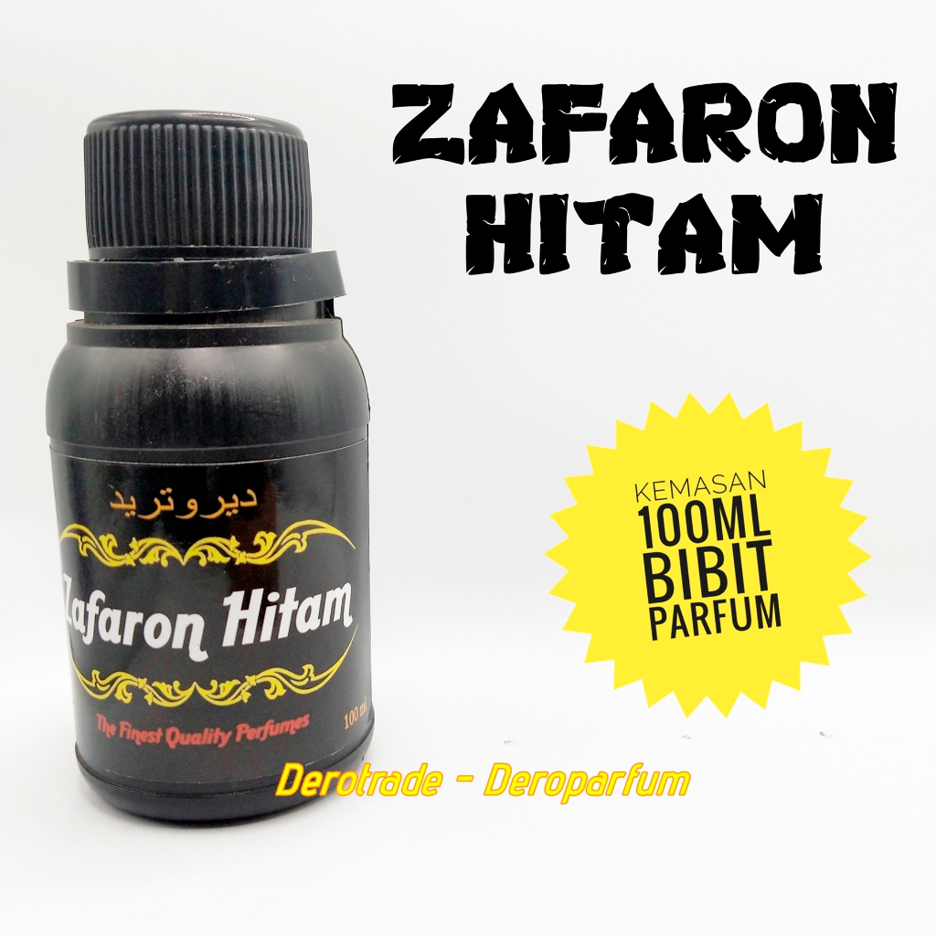 PARFUM ZAFARON HITAM KEMASAN 100ML BIBIT MINYAK WANGI 100 ML