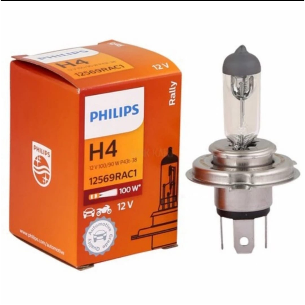 bohlam h4 philips 100/90-24v 12v philips original