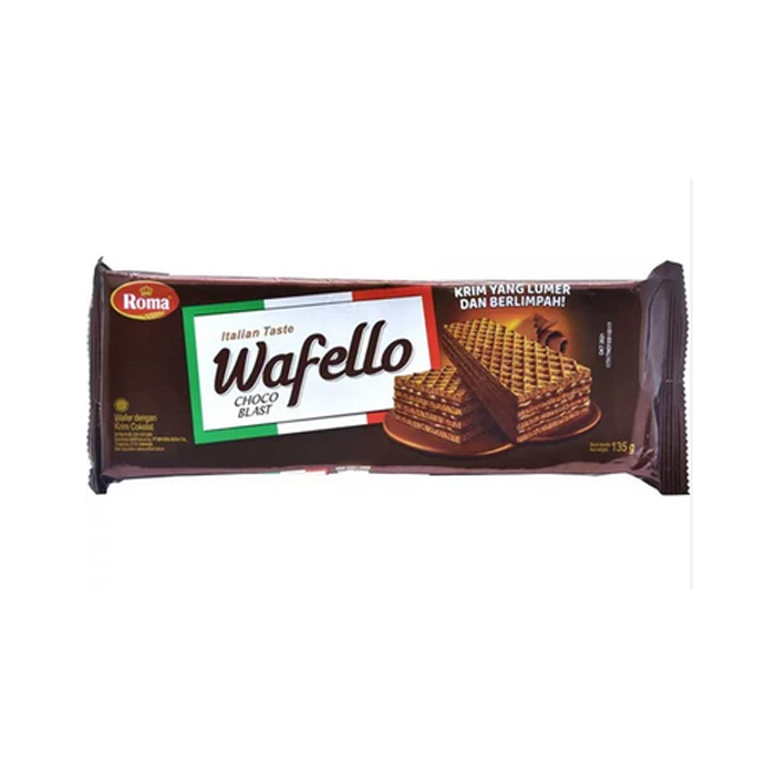 

Roma Wafello Coklat 114gr