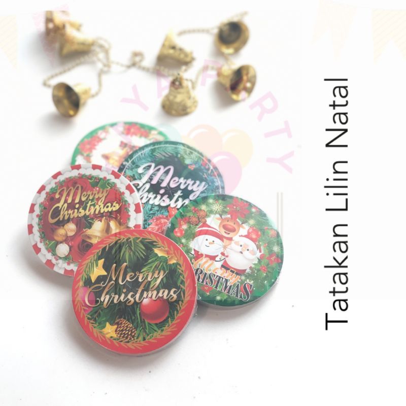 Tatakan Lilin 30 Lembar / Tatakan Lilin Natal /  Tempat Lilin / Nampan Lilin