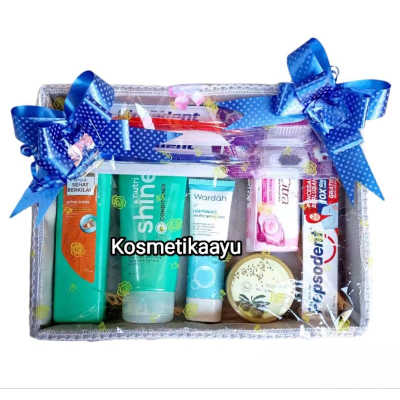 Seserahan Wardah Alat Mandi Bodycare Lengkap