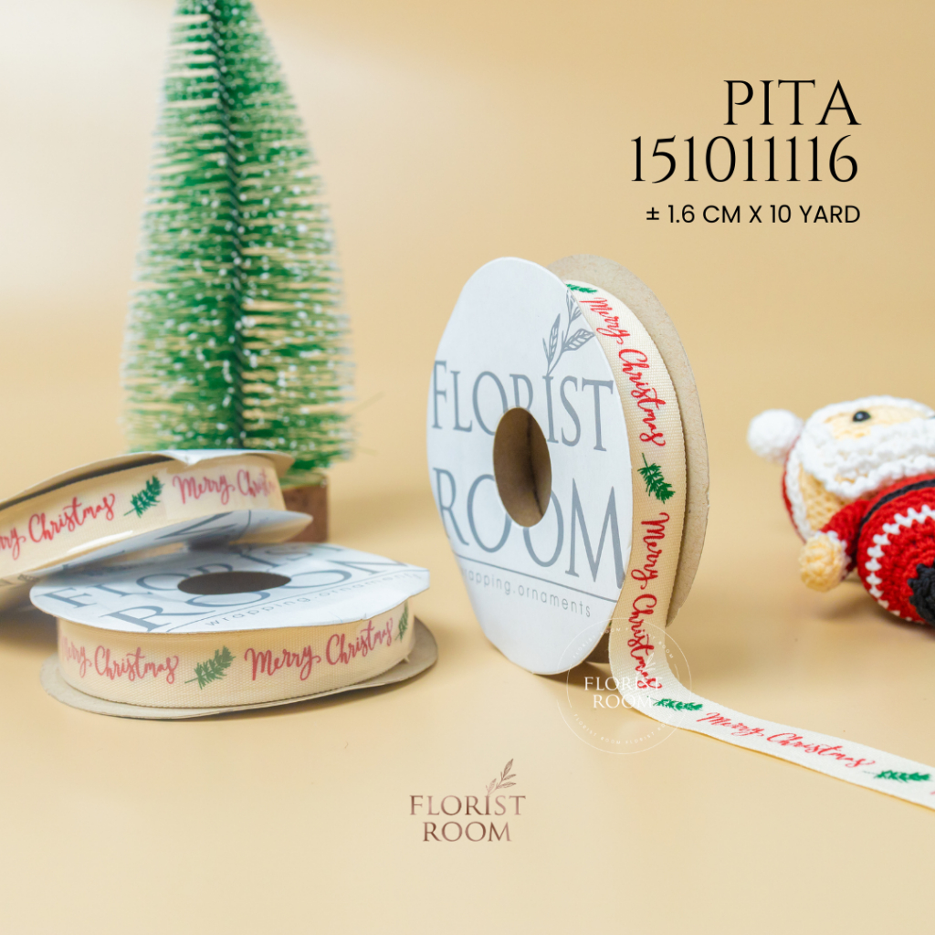 

Pita 151011116 ±1.6cm x 10yard - Christmas Ribbon