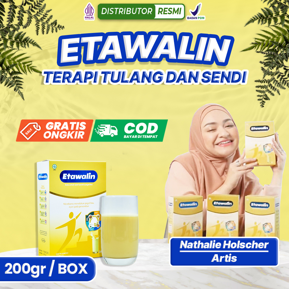 

ETAWALIN 1 BOX | Susu Kambing Etawa Herbal Untuk Terapi Penguatan Tulang dan Sendi Ampuh Atasi Pegal Linu Nyeri Sendi 200 gr per Box 100% Original Dijamin Ori