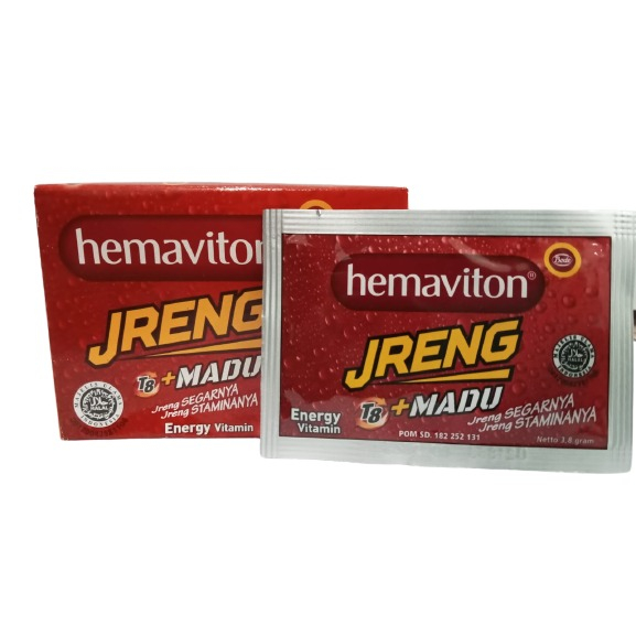 

Hemaviton Jreng TB+ Madu (3,8 g Isi 10 Sachet)