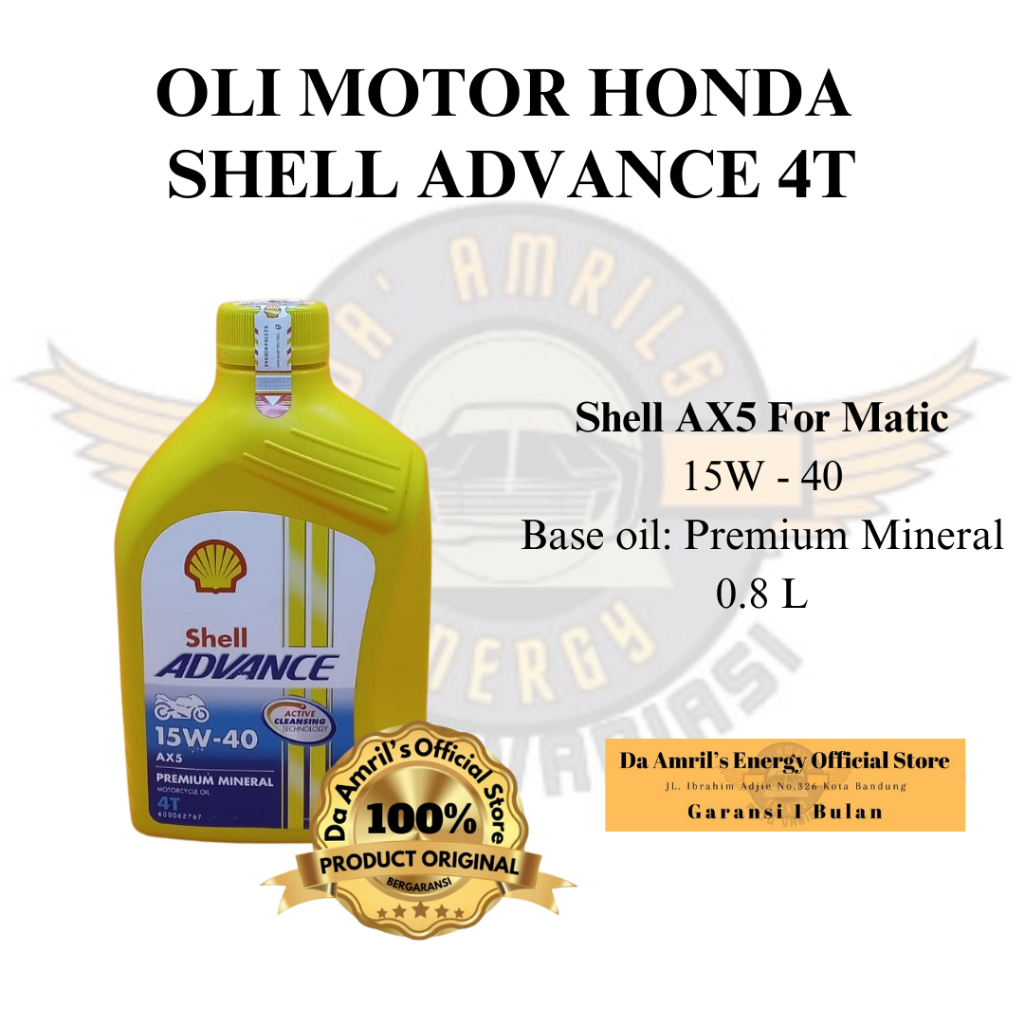 Oli Motor Shell Advance AX5 15W-40