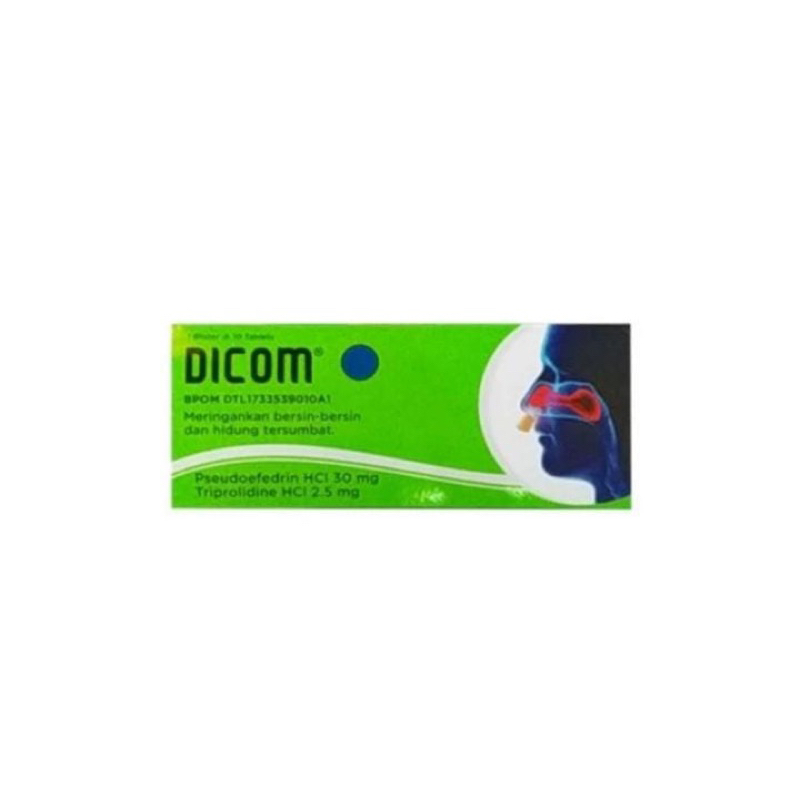 dicom 10 tablet - obat flu&batuk