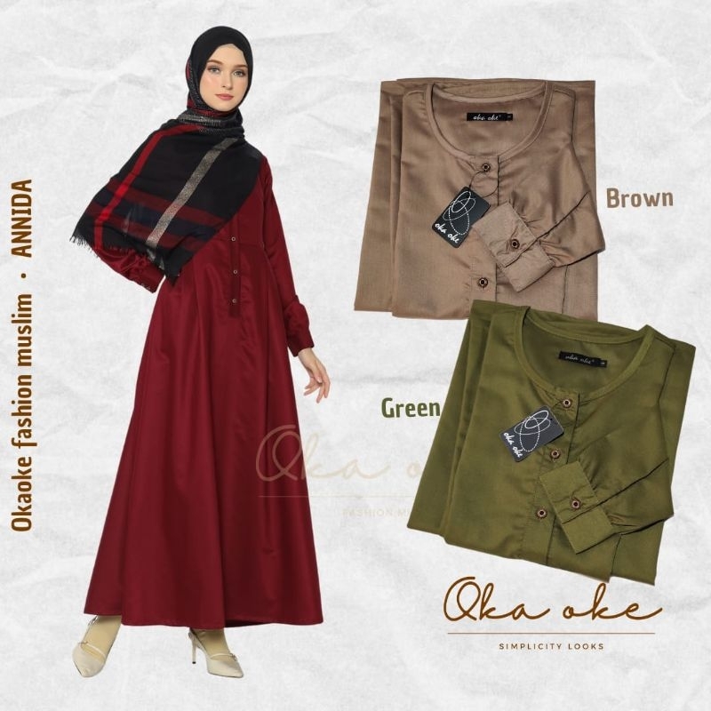 Gamis Oka Oke Murah Gamis Syar'i Dewasa Gamis Anak Murah