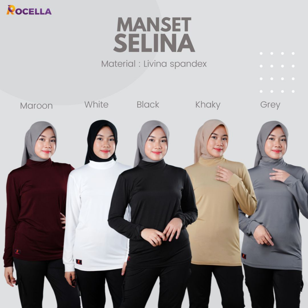 Manset Rocella Selina / Manset Baju Lengan Panjang / Manset Lengan Panjang / Manset Baju / Manset Ba