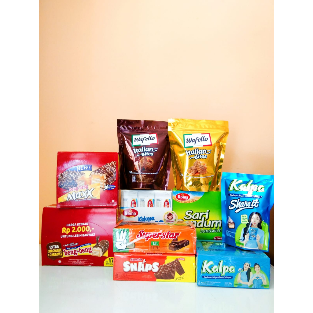 

MAYORA biskuit coklat wafer Roma Malkist , better , Arden , Slai olai ( SCP )