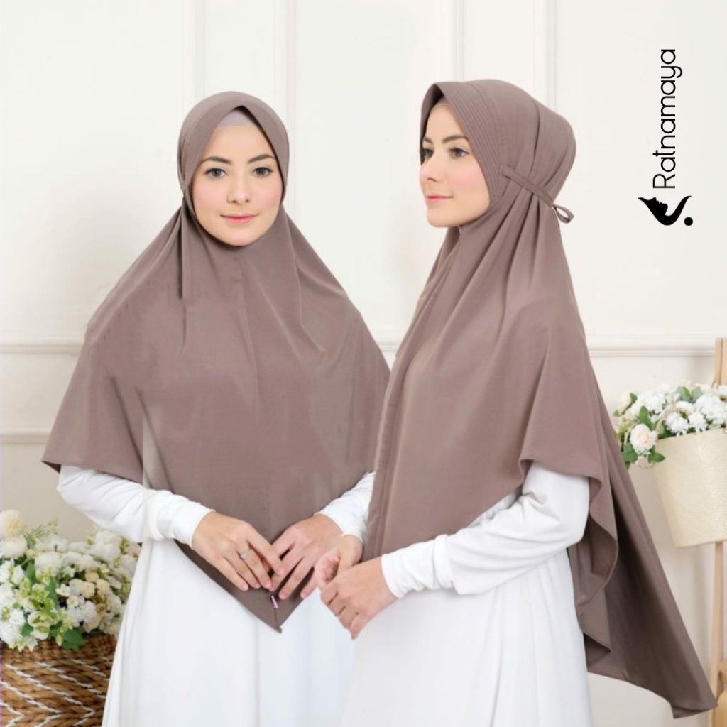 Jilbab Hijab Kerudung Instan Bergo Tali Jasmine Kerudung Instan Tali Jersey Premium