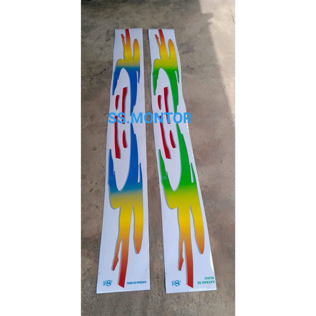 STRIPING STIKER SUZUKI KATANA GX 1995