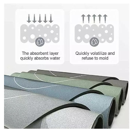 Keset Kaki Diatomite Nyerap Air / Keset Kaki Anti Bau Menyerap Air / Keset Dapur Kamar Mandi Anti Sl