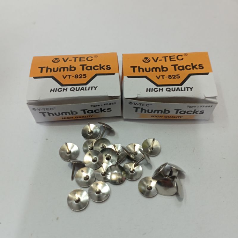 

V-TEC THUMB TACKS VT-825 (paku payung) isi 25 pcs / boxs