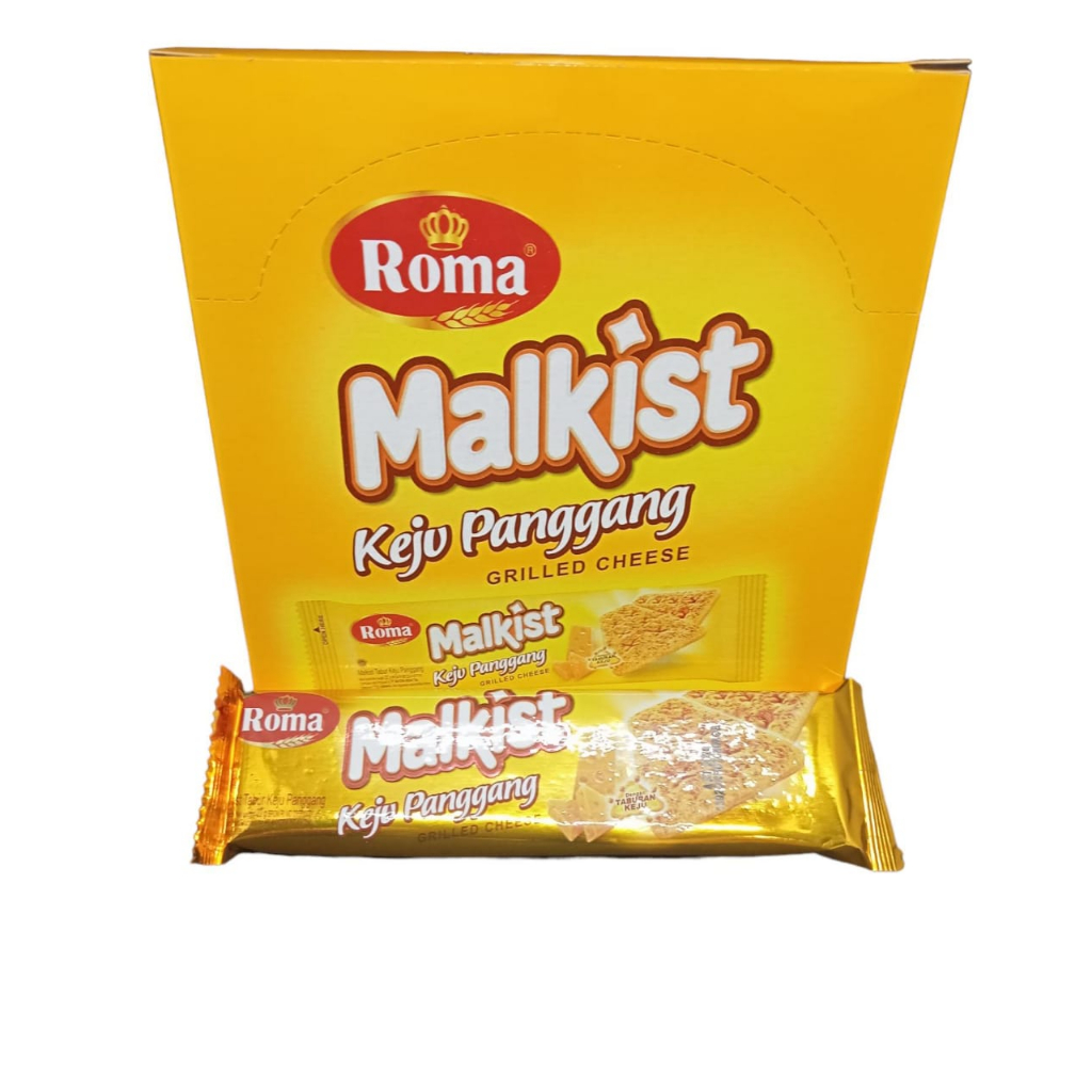 

Roma Malkist Keju Panggang 22gr - Pak Isi 10 Pcs