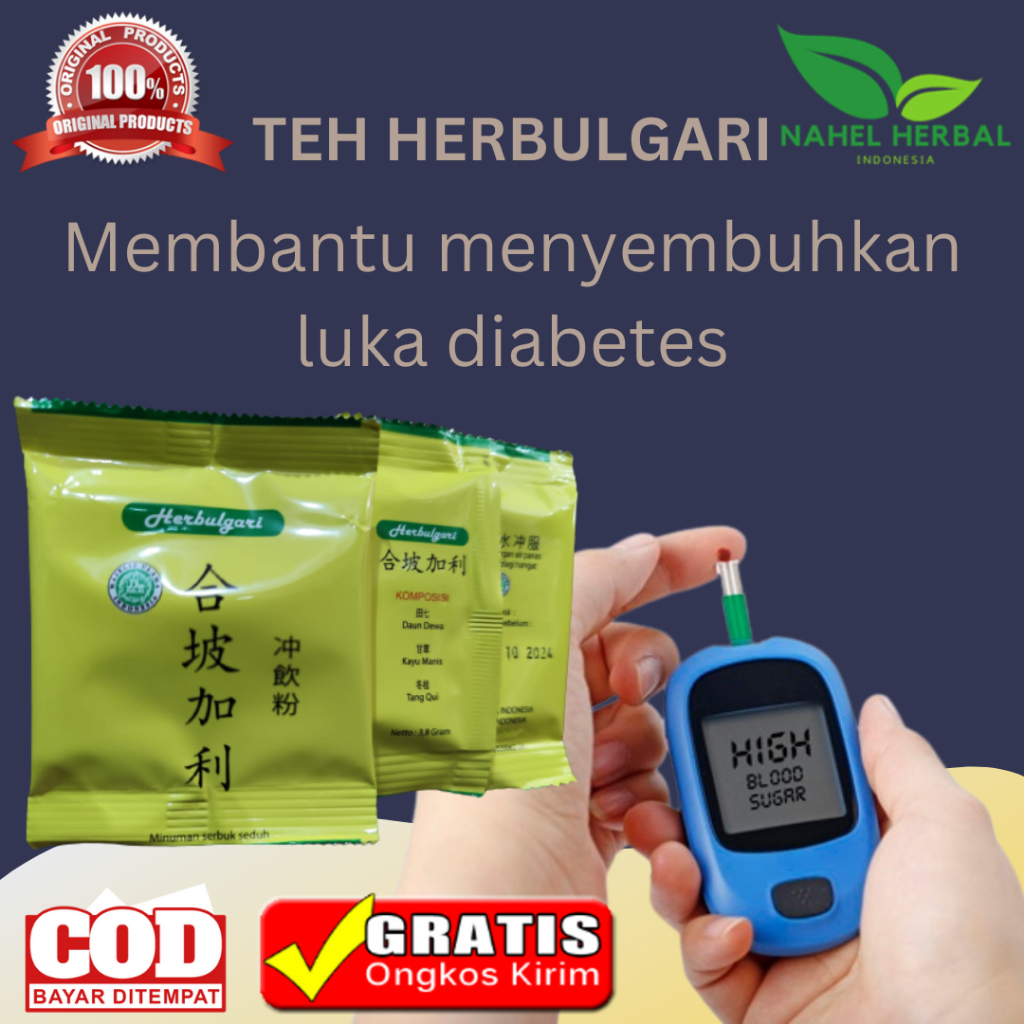 Cegah Diabetes Dengan Teh Herbulgari Yang Alami - Terbaik Obat Herbal Diabetes Kering Melitus Basah 