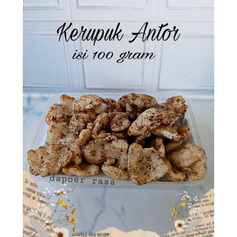 

krupuk antor/krupuk goreng Wedi/krupuk glopot/krupuk antor khas Tegal/jajanan khas Tegal/snack