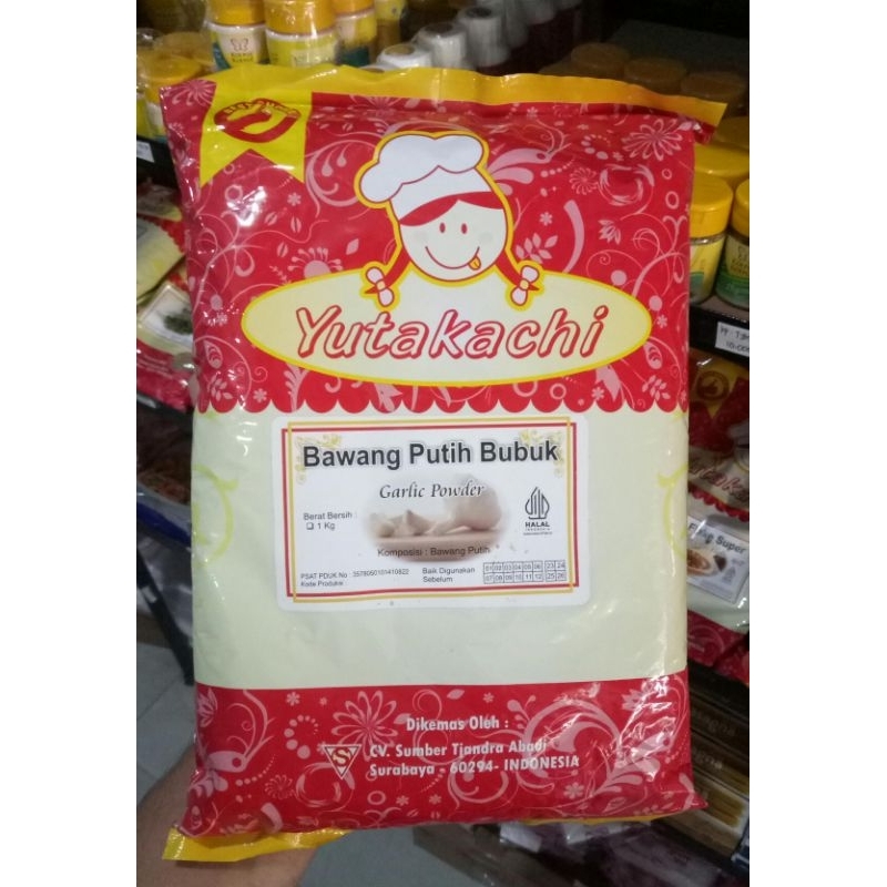 

Yutakachi Bawang Putih Bubuk 1kg Murah, Halal
