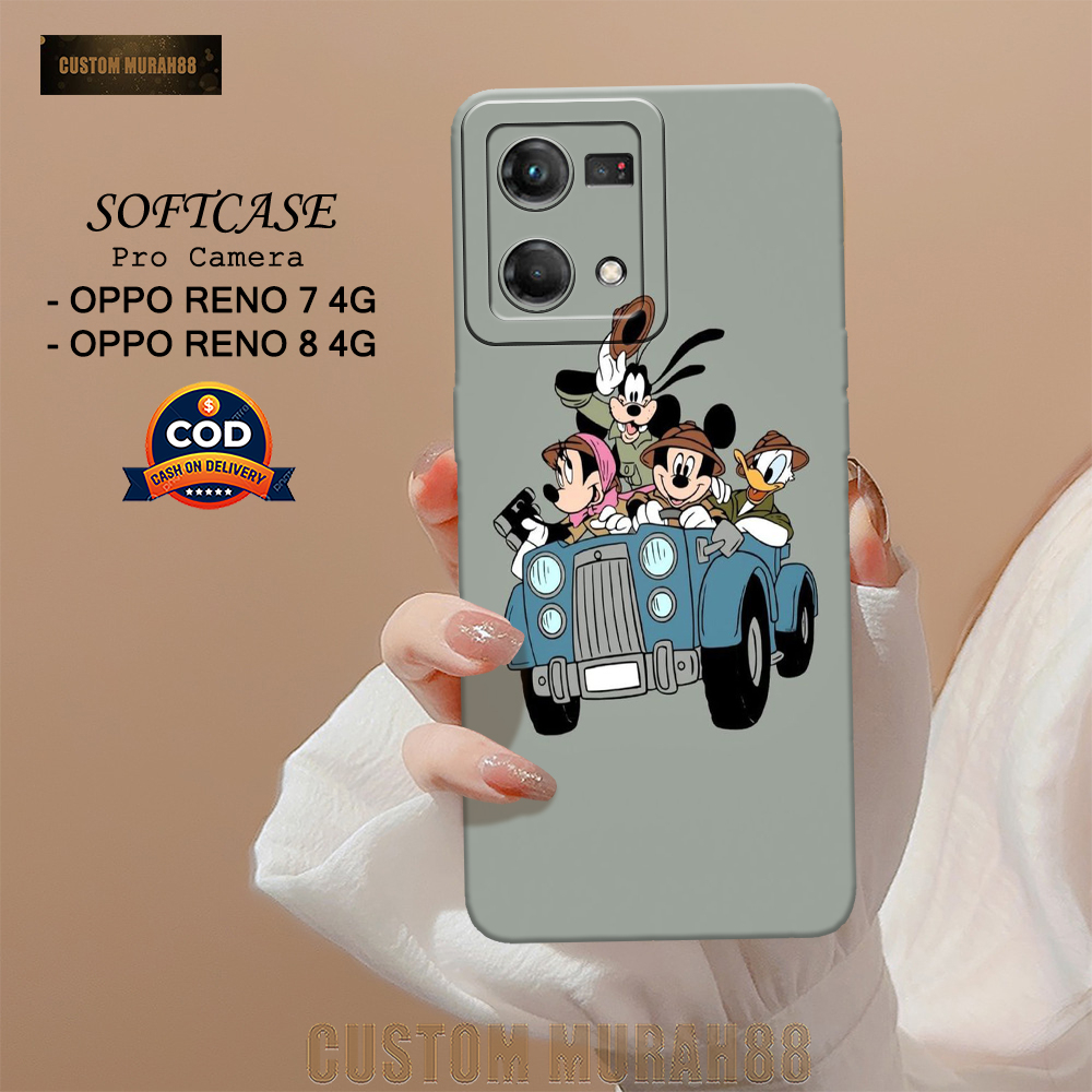 Case Oppo Reno 4 Terbaru - Fashion Case KARTUN - Casing Hp Oppo Reno 4 - Softcase Pro Camera Oppo Re