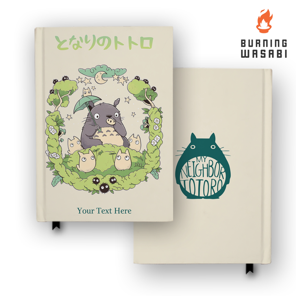 

Notebook Buku Totoro 4 Studio Ghibli Hardcover Agenda Custom Nama DIary Jurnal Agenda A5 A6