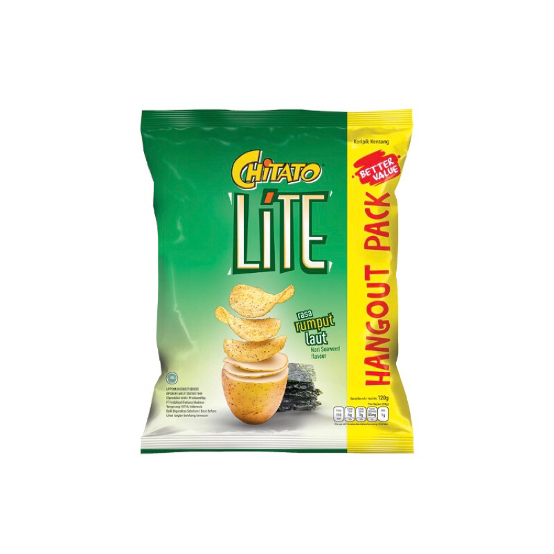 

Snack Chitato lite 120g seaweed sapi panggang