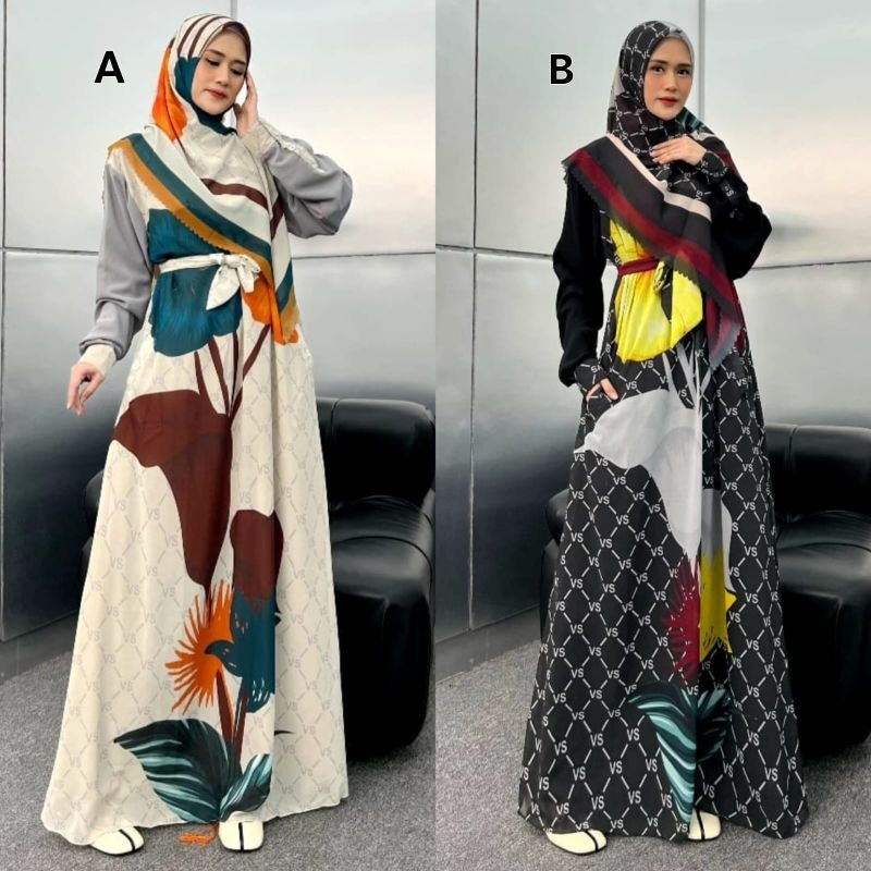 TIRA SET BY VIENDRA SYARI ORIGINAL GAMIS PREMIUM GAMIS JUMBO