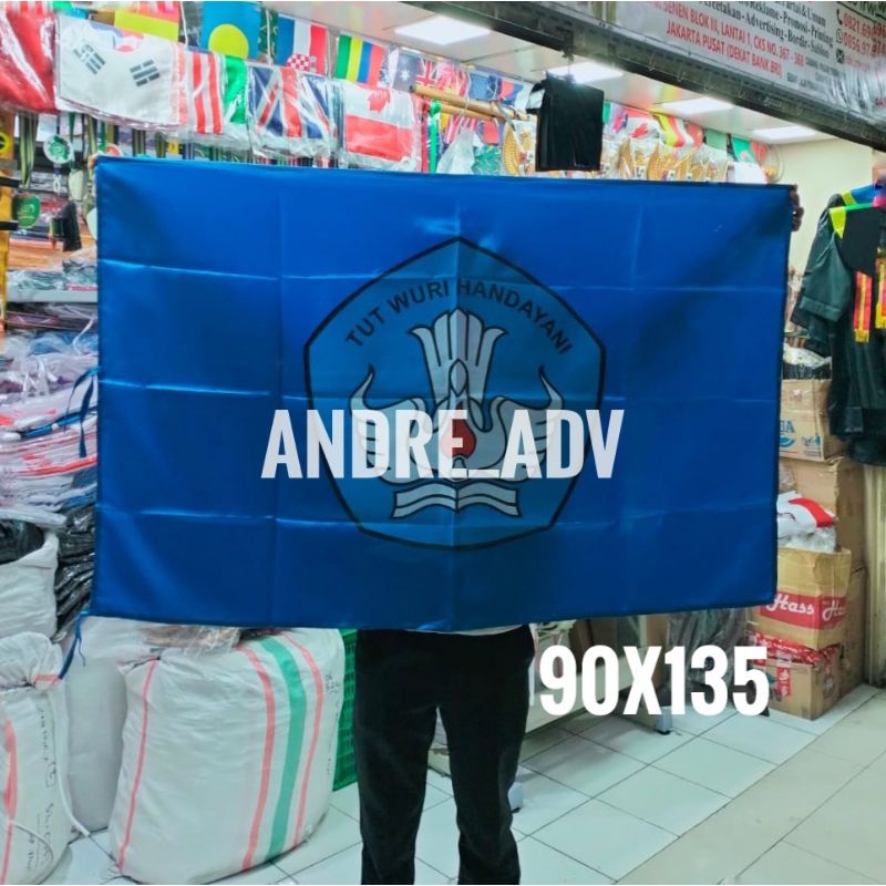 

BENDERA TUT WURI HANDAYANI ukuran 90cmx135cm