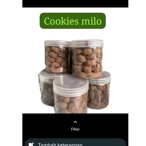 

COOKIES MILO / Bola bola milo