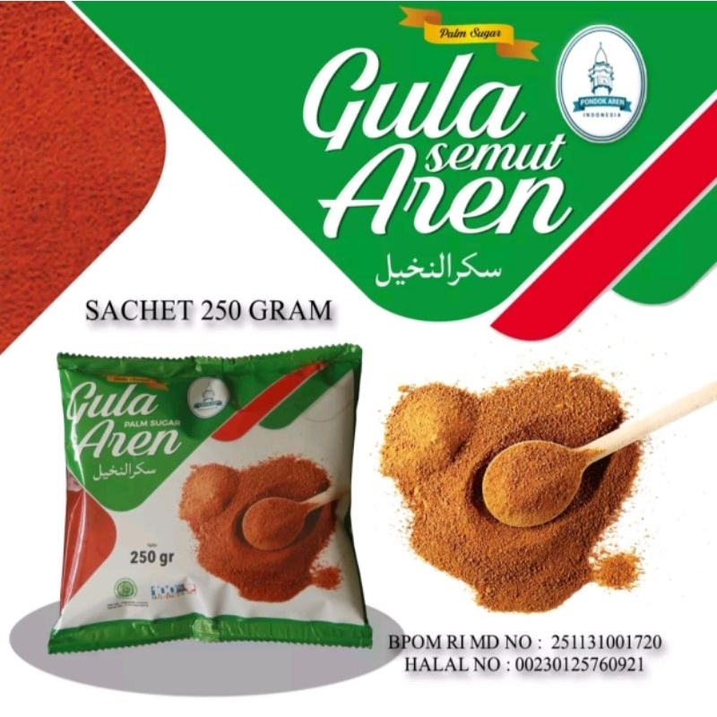 

Pondok Aren Gula Aren Bubuk Grade A Kemasan 250 Gram