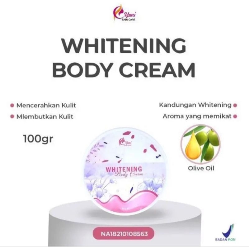 BPOM BODY CREAM YONISKINCARE/BODY BLEACHING/