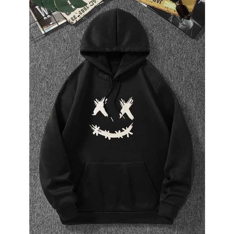 Hoodie Pria Ricky Is a Clown / Hoodie hitam Distro original Ovresize Pria & Wanita